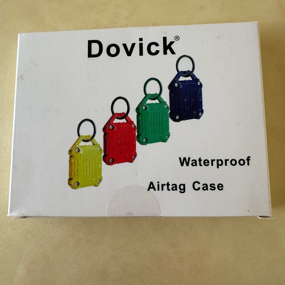 Dovick- Waterproof Airtag Keychain Holder Case - Picture 1 of 3